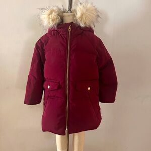 Zara Kids hooded puffer coat